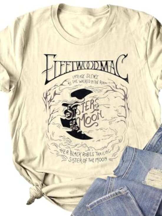Tops - 🆕 Rock N Roll Tee Shirt Women Crew Neck Short Sleeve Vintage Graphic Tees